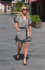 ASHLEY ROBERTS Arrives at Global Radio in London 06/23/2020