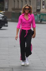 ASHLEY ROBERTS Leaves Global Radio in London 06/12/2020