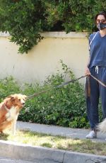 AUBREY PLAZA Walks Her Dogs Out in Los Feliz 06/13/2020