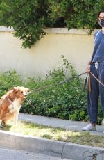 AUBREY PLAZA Walks Her Dogs Out in Los Feliz 06/13/2020