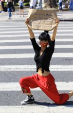 BAI LING at Black Lives Matter Protest in Studio City 06/03/2020