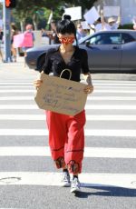BAI LING at Black Lives Matter Protest in Studio City 06/03/2020