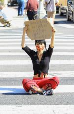 BAI LING at Black Lives Matter Protest in Studio City 06/03/2020