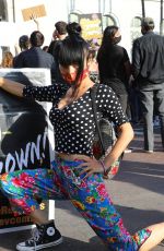BAI LING at George Floyd, Black Lives Matter Protest in Los Angeles 06/04/2020