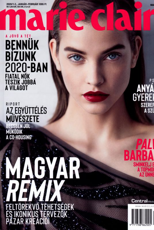 BARBARA PALVIN in Marie Claire Magazine, Hungary January/February 2020