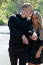 BIANCA GASCOIGNE and Kris Boynson Out in Gravesend 06/15/2020