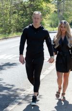 BIANCA GASCOIGNE and Kris Boynson Out in Gravesend 06/15/2020