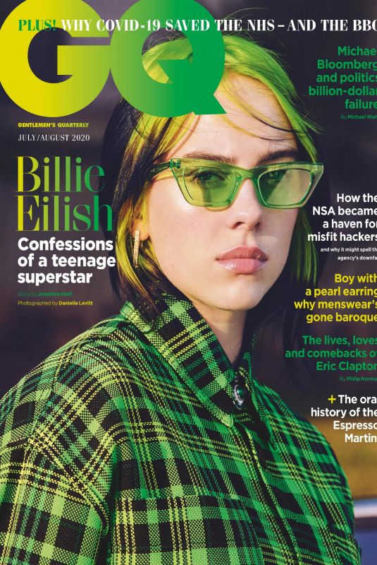 BILLIE EILISH in GQ Magazine, UK July 2020