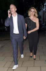 BILLIE PIPER and Laurence Fox Arrives at Glamour Awards in London 06/08/2020