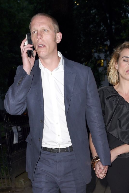 BILLIE PIPER and Laurence Fox Arrives at Glamour Awards in London 06/08/2020
