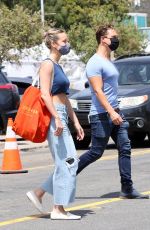 BRIE LARSON Out Shopping at a Market in Malibu 05/31/2020