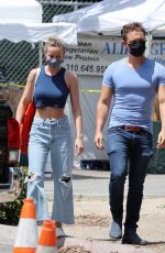 BRIE LARSON Out Shopping at a Market in Malibu 05/31/2020