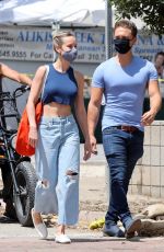 BRIE LARSON Out Shopping at a Market in Malibu 05/31/2020