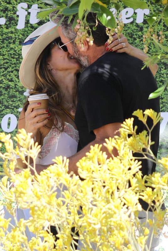 BROOKE BURKE and David Charvet Out in Malibu 06/13/2020