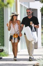 BROOKE BURKE and David Charvet Out in Malibu 06/13/2020
