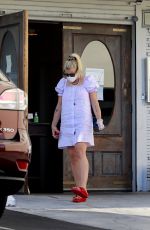 BUSY PHILIPPS at Her Local Pizza Restaurant in Los Angeles 06/22/2020
