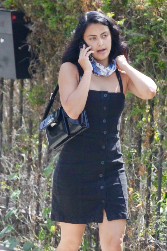 CAMILA MENDES Out for Coffee in Los Angeles 06/24/2020