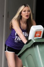 CAPRICE BOURRET Taking Bins Out in London 06/17/2020