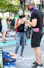 CARA DELEVINGNE and KAIA GERBER at Protest in Los Angeles 06/03/2020