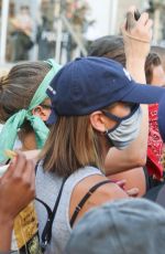 CARA DELEVINGNE and KAIA GERBER at Protest in Los Angeles 06/03/2020