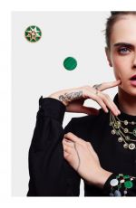 CARA DELEVINGNE for Rose de Vents Jewelry Collection Campaign for Dior 2020