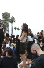 CARA SANTANA at Breonna Taylor Protest in Los Angeles 06/05/2020