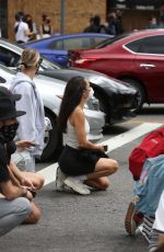 CARA SANTANA at Breonna Taylor Protest in Los Angeles 06/05/2020