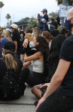 CARA SANTANA at Breonna Taylor Protest in Los Angeles 06/05/2020