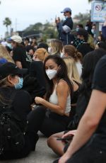 CARA SANTANA at Breonna Taylor Protest in Los Angeles 06/05/2020