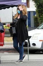 CATHERINE BACH Shopping at Farmers Market in Los Angeles 06/28/2020