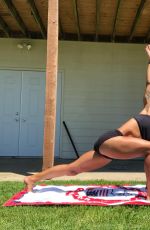 CHANTAE MCMILLAN Workout at Her Home - Instagram Photos 06/17/2020