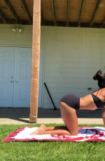 CHANTAE MCMILLAN Workout at Her Home - Instagram Photos 06/17/2020