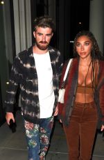 CHANTEL JEFFRIES and Andrew Taggart at Catch LA in West Hollywood 06/13/2020