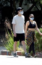 CHARLI XCX and Huck Kwong Wearing Masks Out in Los Angeles 06/04/2020