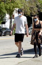 CHARLI XCX and Huck Kwong Wearing Masks Out in Los Angeles 06/04/2020