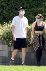 CHARLI XCX and Huck Kwong Wearing Masks Out in Los Angeles 06/04/2020