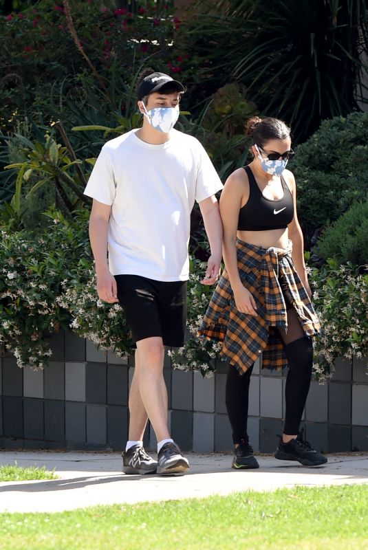 CHARLI XCX and Huck Kwong Wearing Masks Out in Los Angeles 06/04/2020