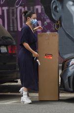 CHARLI XCX at a Framing Store in Los Angeles 06/25/2020