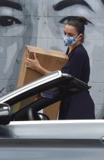 CHARLI XCX at a Framing Store in Los Angeles 06/25/2020
