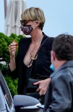 CHARLIZE THERON Out and About in Malibu 06/21/2020