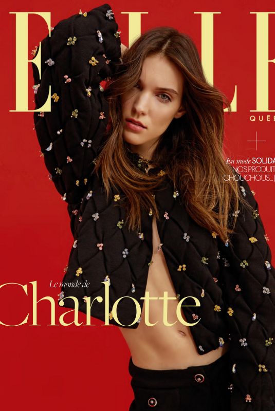 CHARLOTTE CARDIN in Elle Quebec, June 2020