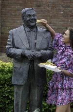 CHARLOTTE DAWSON at Her Dad