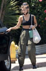 CHLOE EAST at a Spin Class in Los Angeles 06/26/2020