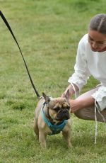 CHLOE ROSS Out with her Dog in Chigwell 06/06/2020