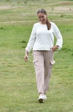 CHLOE ROSS Out with her Dog in Chigwell 06/06/2020