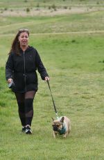 CHLOE ROSS Out with her Dog in Chigwell 06/06/2020