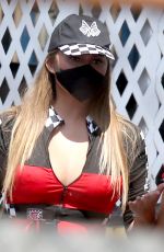 CHRISSY TEIGEN at Go Kart World in Carson 06/2682020