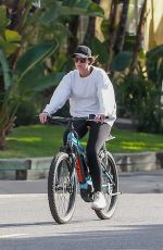 CHRISTINA and Arnold SCHWARZENEGGER Out Riding Bikes in Brentwood 06/15/2020