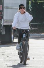 CHRISTINA and Arnold SCHWARZENEGGER Out Riding Bikes in Brentwood 06/15/2020