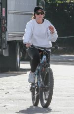 CHRISTINA and Arnold SCHWARZENEGGER Out Riding Bikes in Brentwood 06/15/2020